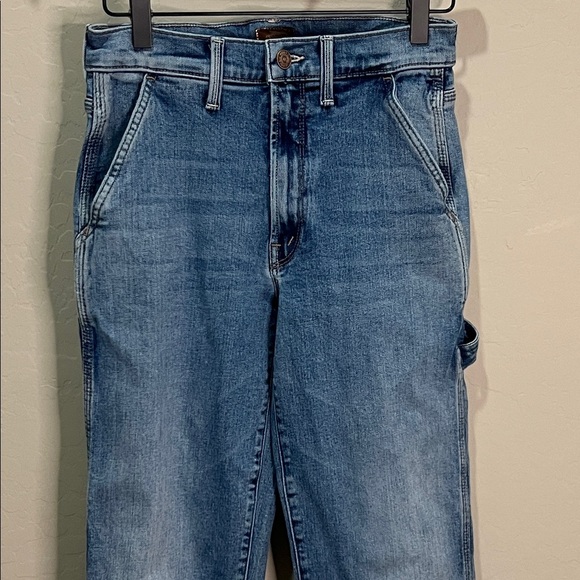 MOTHER Jeans High Waisted Utility So Long Carpenter Wide Straight Boyfriend - Picture 4 of 17